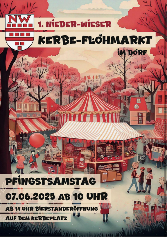 Plakat Kerbeflohmarkt